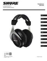 Shure SRH1540 Premium Closed-Back Headphones ユーザーマニュアル