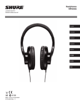 Shure SRH240A Professional Studio Headphones ユーザーマニュアル