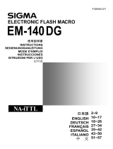 Sigma EM-140 DG Macro Flash Nikon-iTTL 取扱説明書