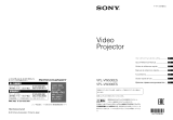 Sony VPL-VW500ES クイックスタートガイド