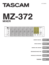 Tascam MZ-372 Mixer 取扱説明書