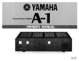 Yamaha A-1 取扱説明書