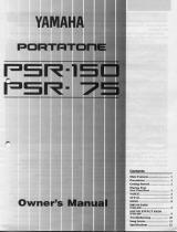 Yamaha PortaTone PSR-150 取扱説明書