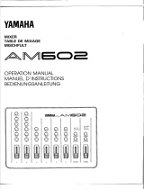 Yamaha AM602 取扱説明書