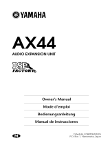 Yamaha AX44 取扱説明書