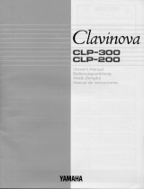 Yamaha Clavinova 取扱説明書