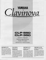 Yamaha CLP-550 取扱説明書