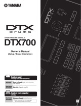 Yamaha DTX700 取扱説明書