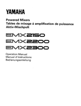 Yamaha EMX2300 取扱説明書