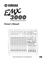 Yamaha EMX3000 取扱説明書