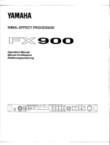 Yamaha FX900 取扱説明書