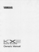 Yamaha KX5 取扱説明書