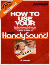 Yamaha HandySound HS-501 取扱説明書