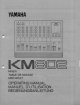 Yamaha KM802 取扱説明書