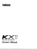 Yamaha KX1 取扱説明書