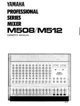Yamaha M508 取扱説明書