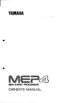 Yamaha MEP4 取扱説明書