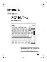 Yamaha MG16 取扱説明書