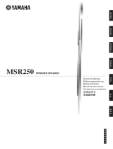 Yamaha MSR250 取扱説明書