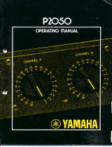Yamaha P2050 取扱説明書