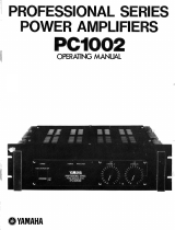 Yamaha PC1002 取扱説明書