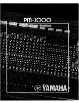 Yamaha PM-2000 取扱説明書