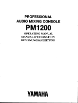 Yamaha PM1200 取扱説明書