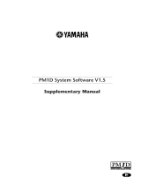 Yamaha PM1D ユーザーマニュアル