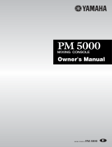 Yamaha PM5000 取扱説明書