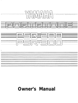 Yamaha PSR 200 取扱説明書