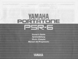 Yamaha PortaTone PSR-6 取扱説明書