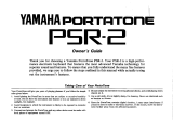 Yamaha PSR-2 取扱説明書