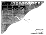 Yamaha Portatone PSR-7 取扱説明書