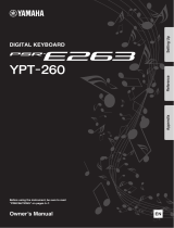 Yamaha PSR-E263 取扱説明書