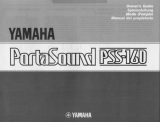 Yamaha PSS-160 取扱説明書