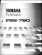 Yamaha PSS-790 取扱説明書