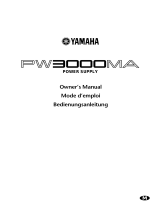 Yamaha PW3000MA 取扱説明書