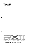 Yamaha RX11 取扱説明書