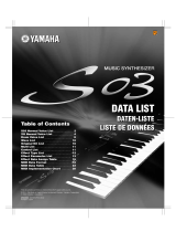 Yamaha S03 データシート