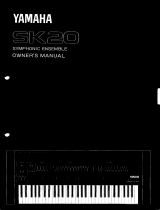 Yamaha SK20 取扱説明書