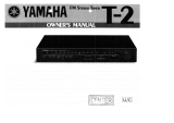 Yamaha T-2 取扱説明書