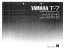 Yamaha T-7 取扱説明書