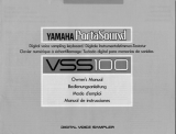 Yamaha PortaSound VSS-100 取扱説明書