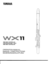 Yamaha WX11 取扱説明書