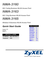 ZyXEL NWA-3163 クイックスタートガイド