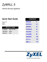 ZyXEL Communications 5 ユーザーマニュアル