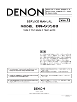 Denon DN-S3500 ユーザーマニュアル