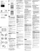 Sony ILCE-5000Y ユーザーマニュアル