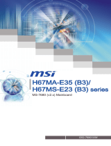 MSI H67MA-E35-B3 ユーザーマニュアル