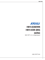 MSI H61I-E35/W8 ユーザーマニュアル